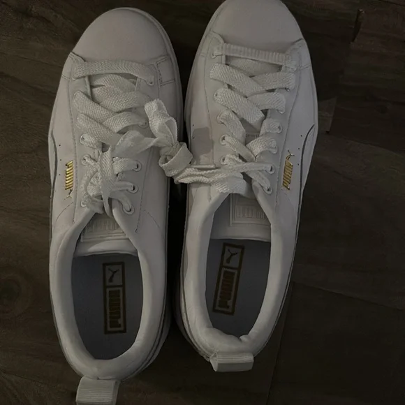 Puma Women’s Mayze Classic Sneakers White, 6.5 UK - Picture 4 of 5